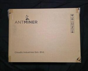 The picture of our Antminer with the serial number as an authentic antminer supplier in dubai